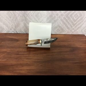 Damascus Hardened Fixed Forged Steel Knife